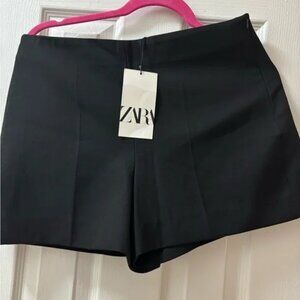 Zara Black Skorts with Tailored Design